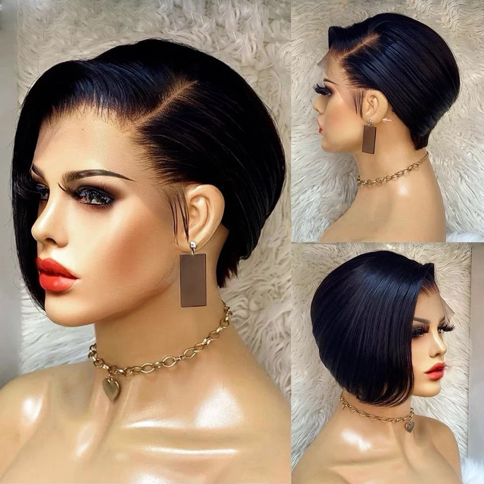Halley cut ( pixel cut wig)