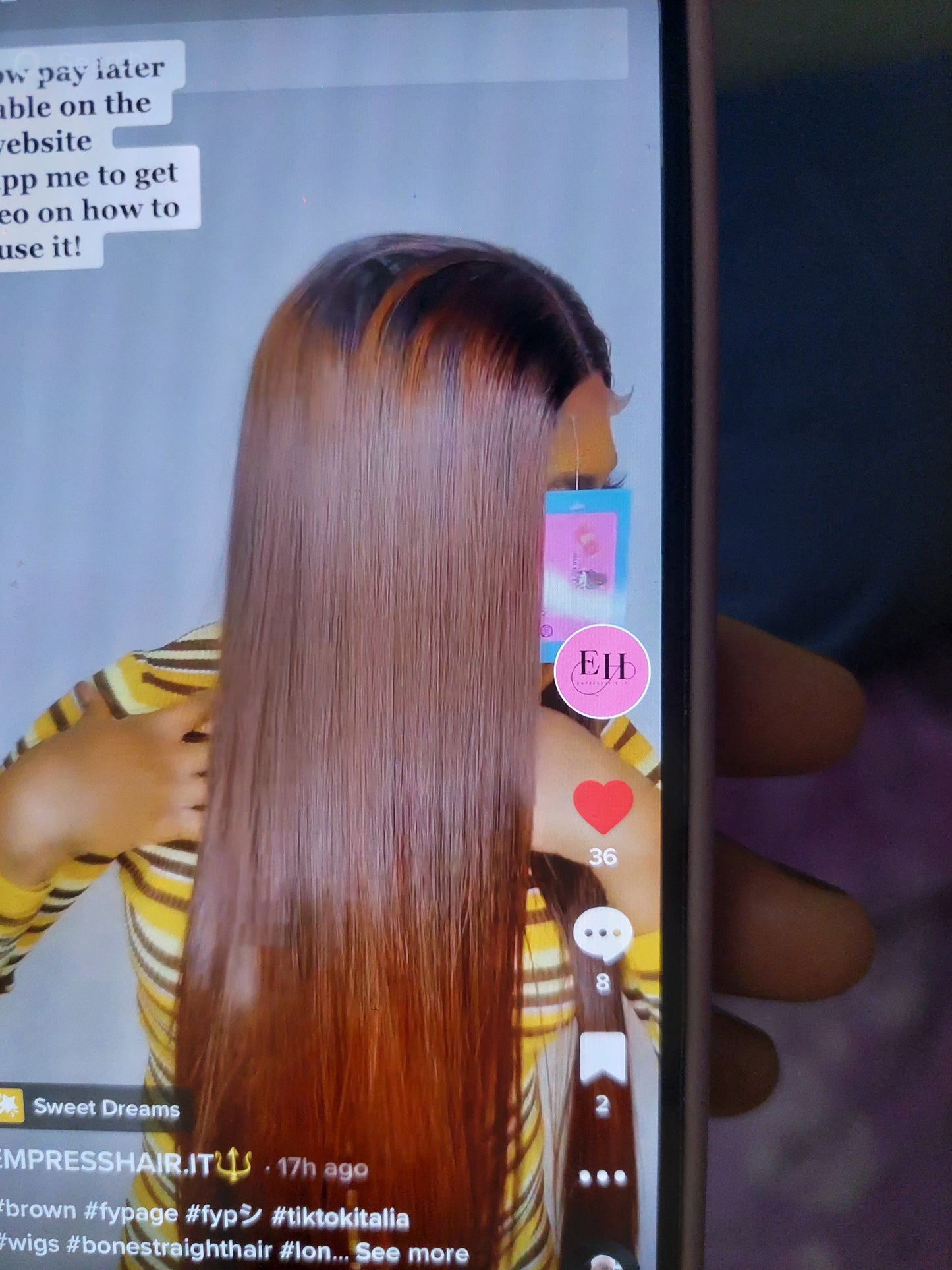 TOFFEE BROWN ( BONE STRAIGHT)