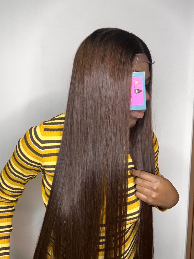 TOFFEE BROWN ( BONE STRAIGHT)
